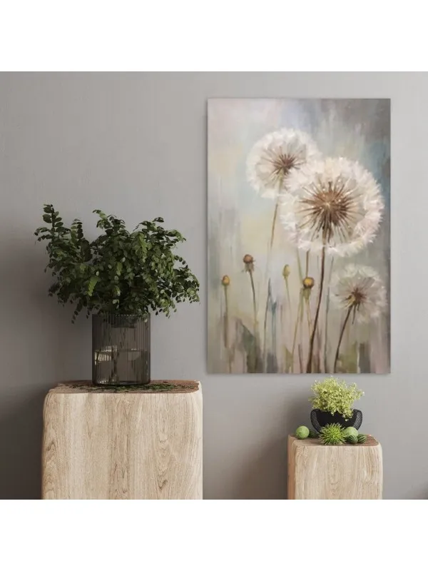 Tablou canvas Magia păpădiilor – decor floral — imaginea 4