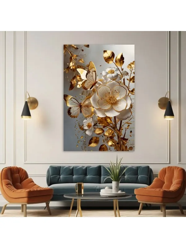 Tablou canvas Frumusețea naturii Aurora – decor floral — imaginea 3