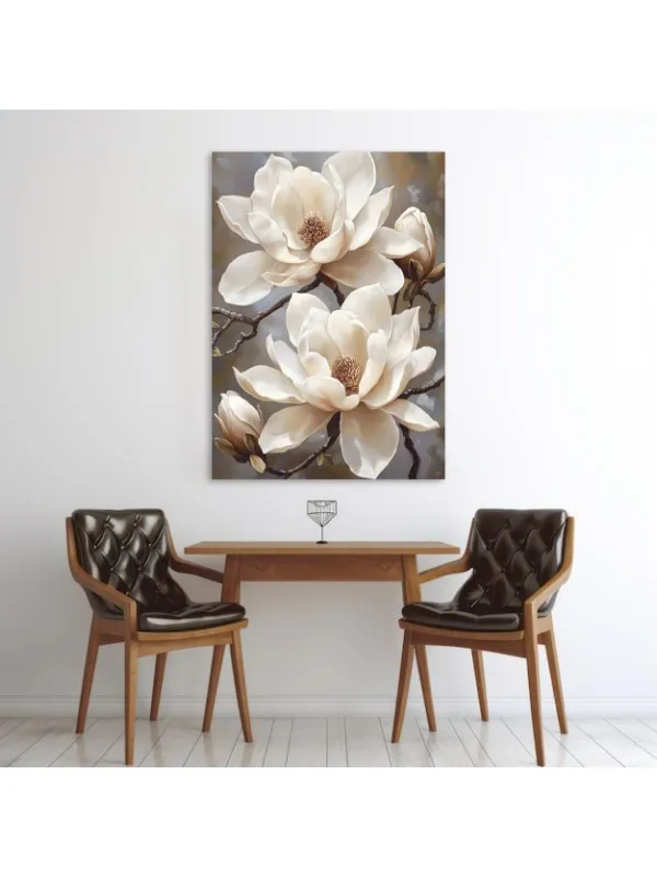 Tablou canvas Sub petale – decor floral — imaginea 3