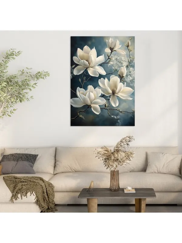 Tablou canvas Serenitate florală – decor modern — imaginea 2