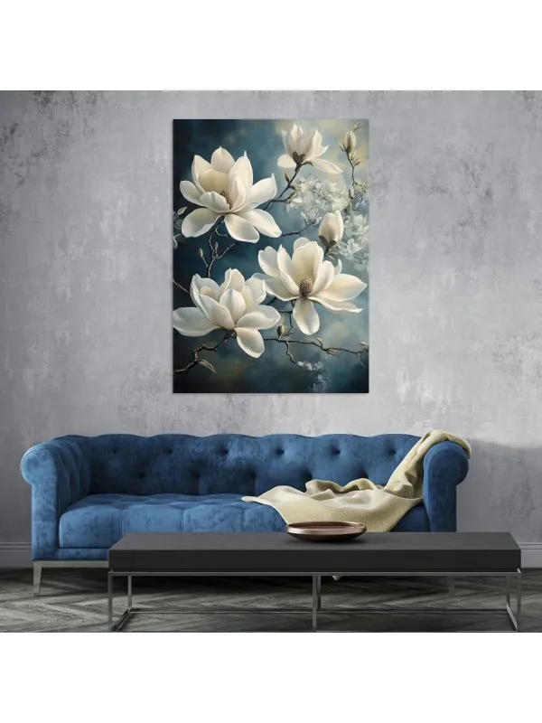 Tablou canvas Serenitate florală – decor modern — imaginea 3