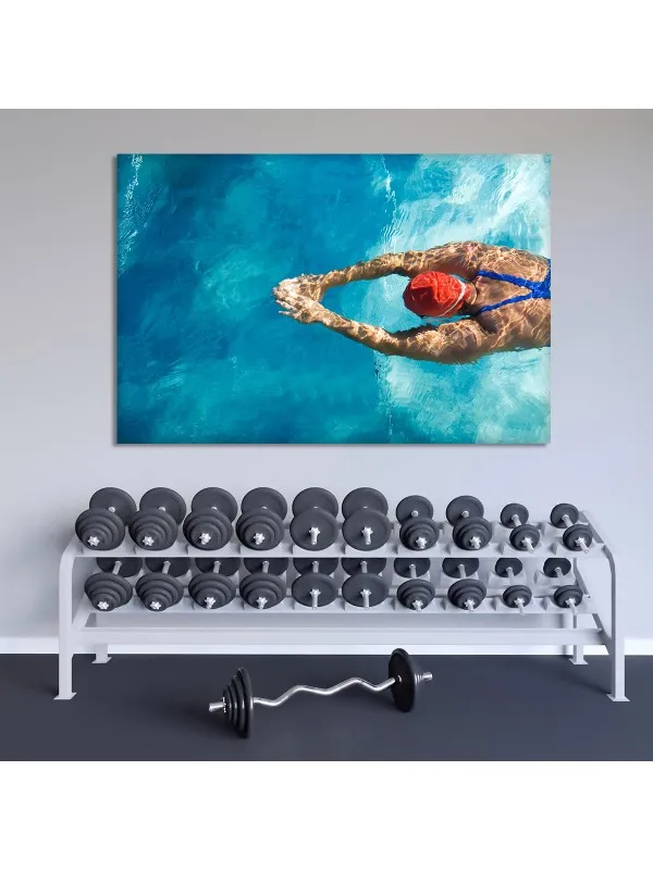 Tablou canvas Înotătorul – decor de perete — imaginea 3