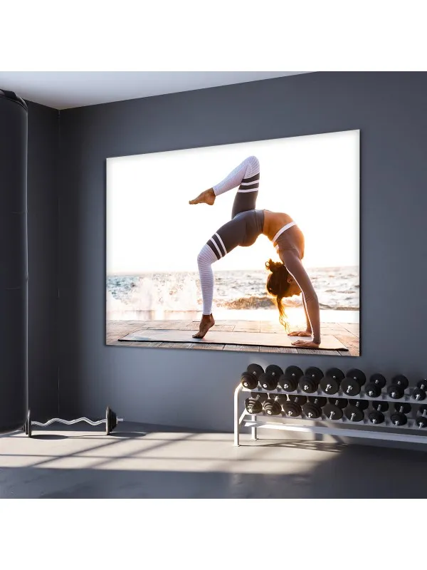 Tablou canvas Yoga pe malul mării – decor zen — imaginea 3