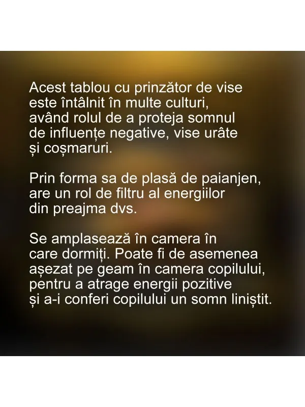 Tablou feng shui Prinzătorul de vise – decor pentru dormitor — imaginea 2