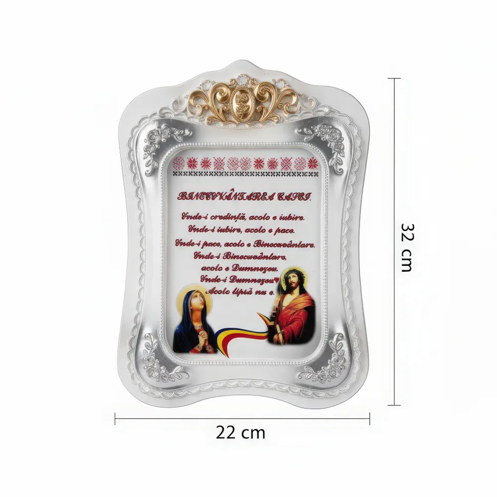 Placă decorativă Binecuvântarea casei – din ipsos, 32 x 22 cm — imaginea 5