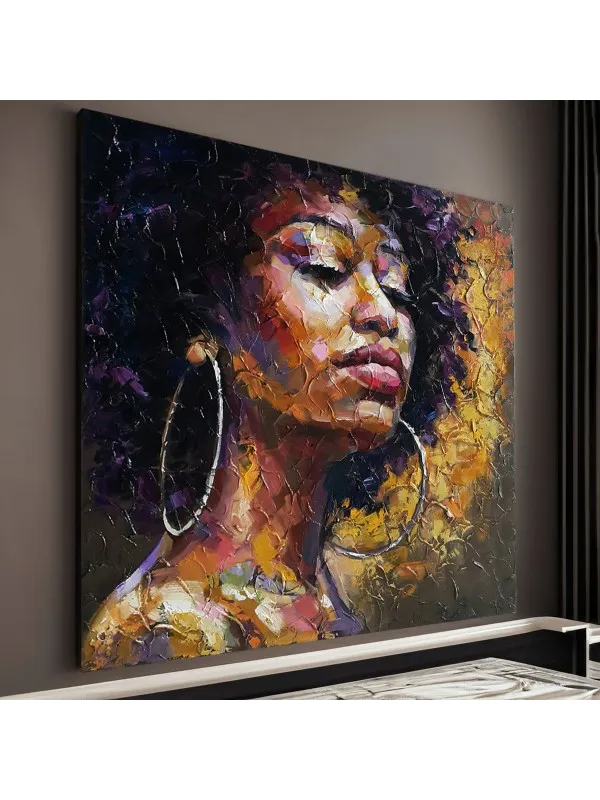 Tablou canvas Abeni – portret de femeie africană — imaginea 3
