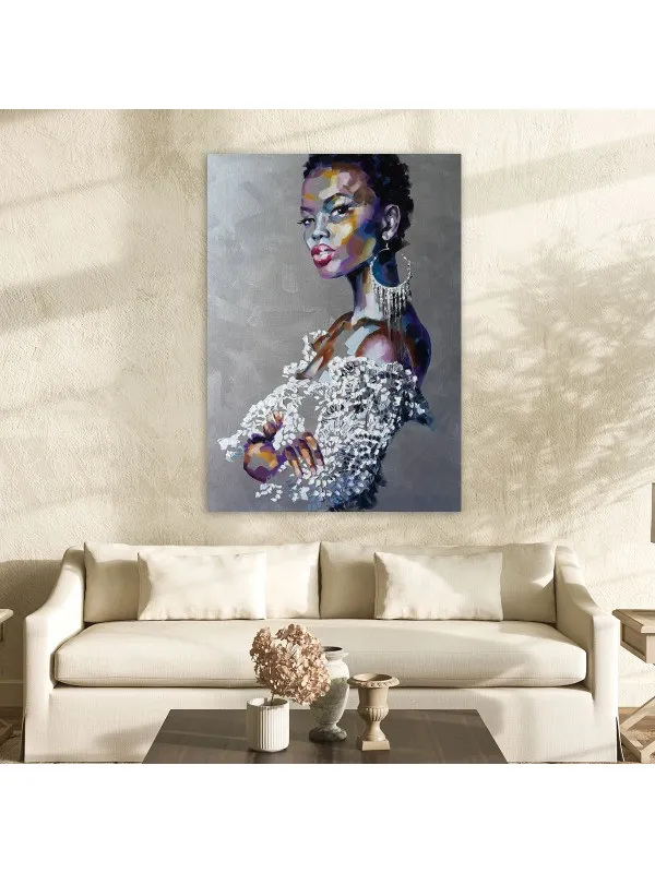 Tablou canvas Nandipha – portret de femeie africană — imaginea 2