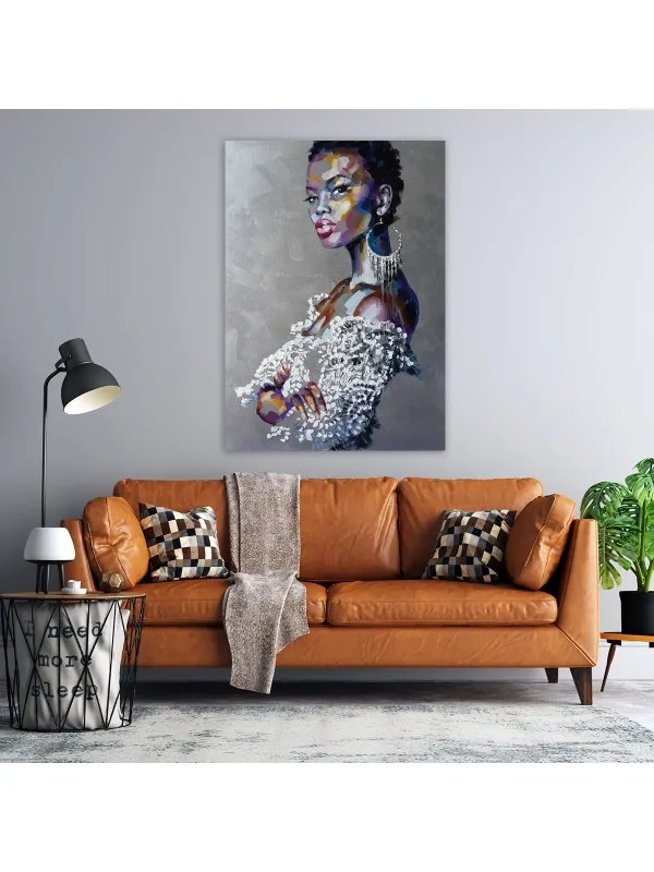 Tablou canvas Nandipha – portret de femeie africană — imaginea 3