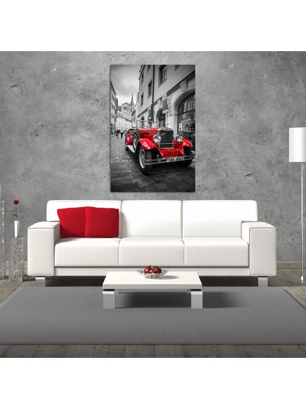 Tablou canvas Mașină de epocă – decor pentru pasionații de automobile — imaginea 2
