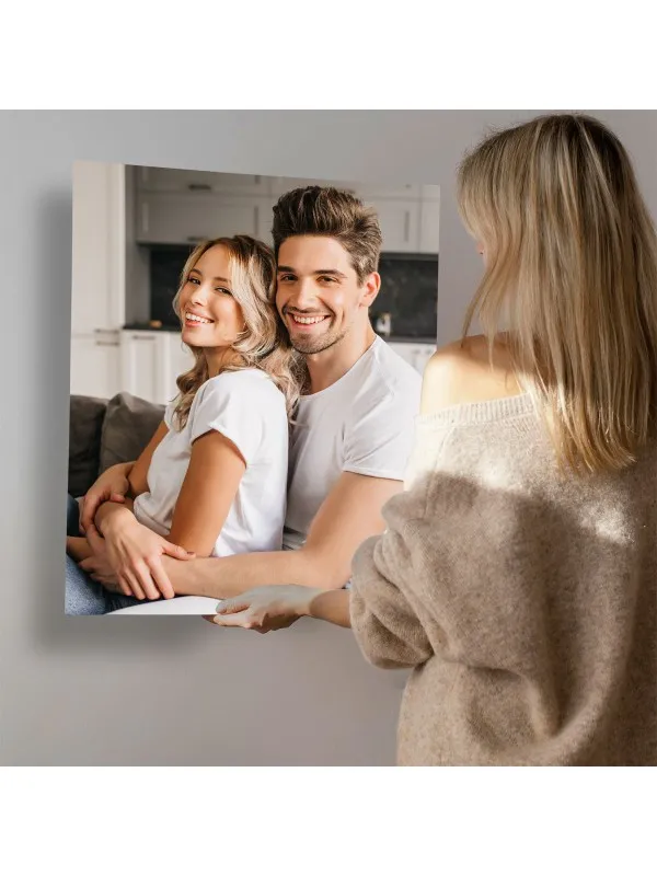 Tablou canvas personalizat cu poza ta – format pătrat — imaginea 2