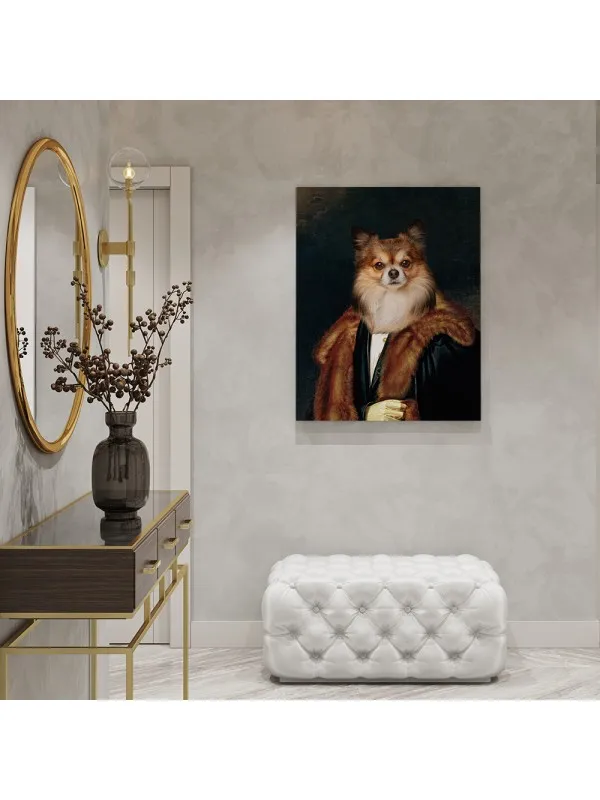 Tablou personalizat cu animalul tău – portret în haină de blană — imaginea 2