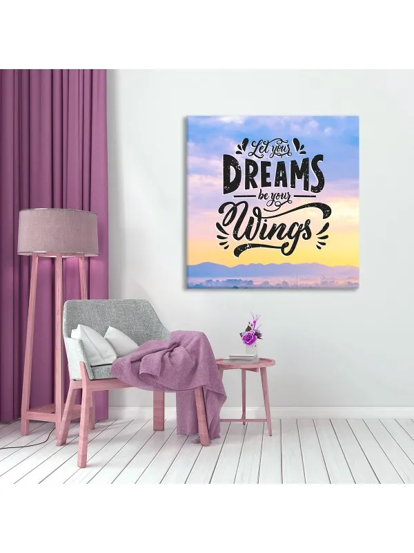 Tablou canvas Dreams – mesaj motivațional — imaginea 3