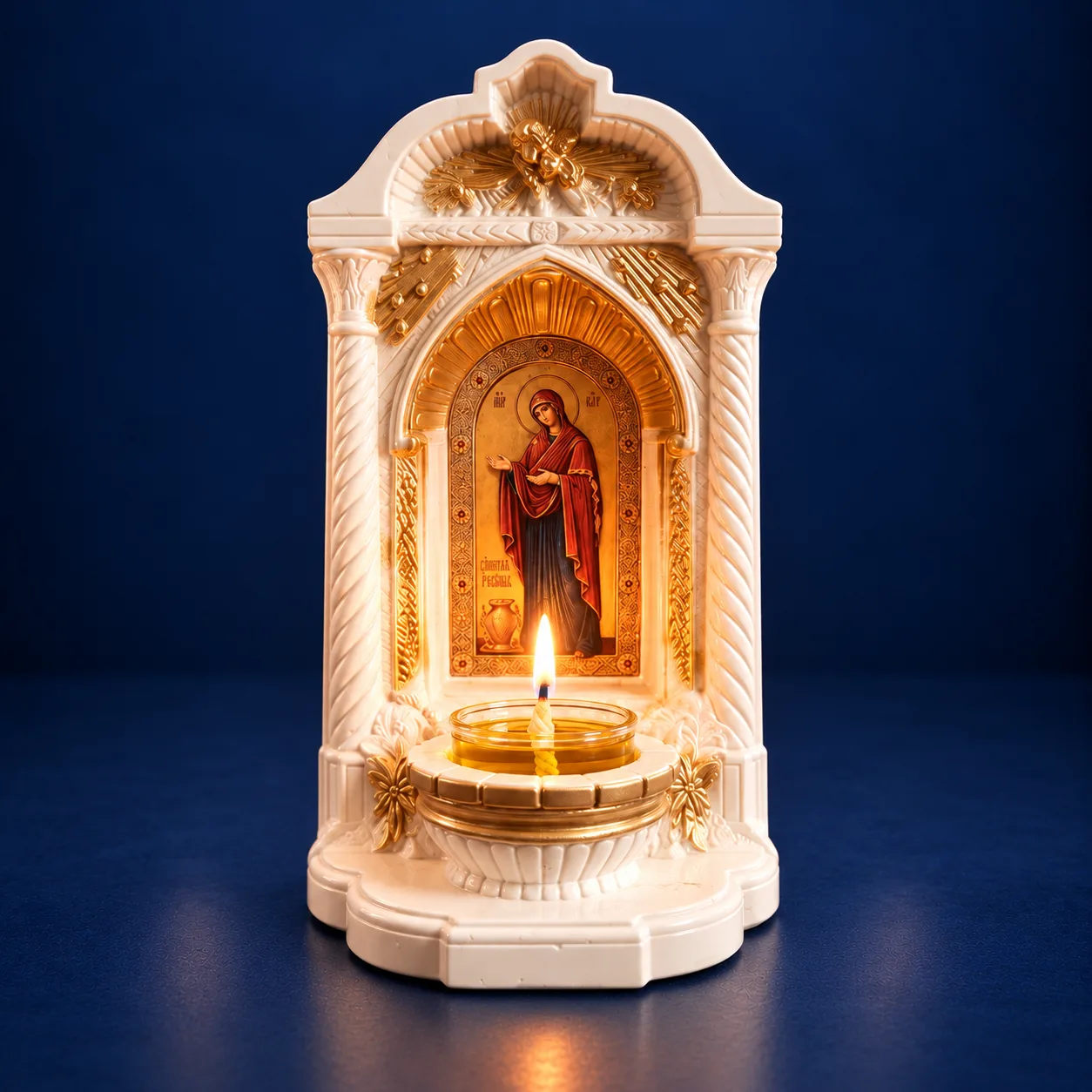 Candelă cu icoana Sporul casei – model Altar