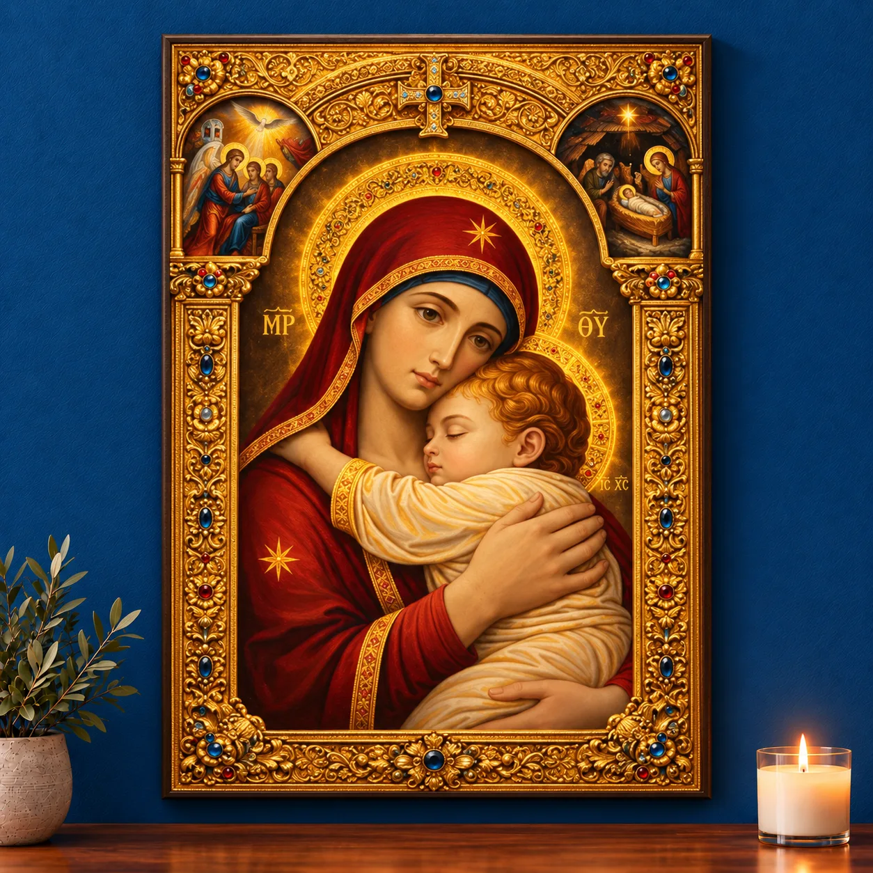 Icoana Maicii Domnului Eleusa – Ocrotitoarea familiei