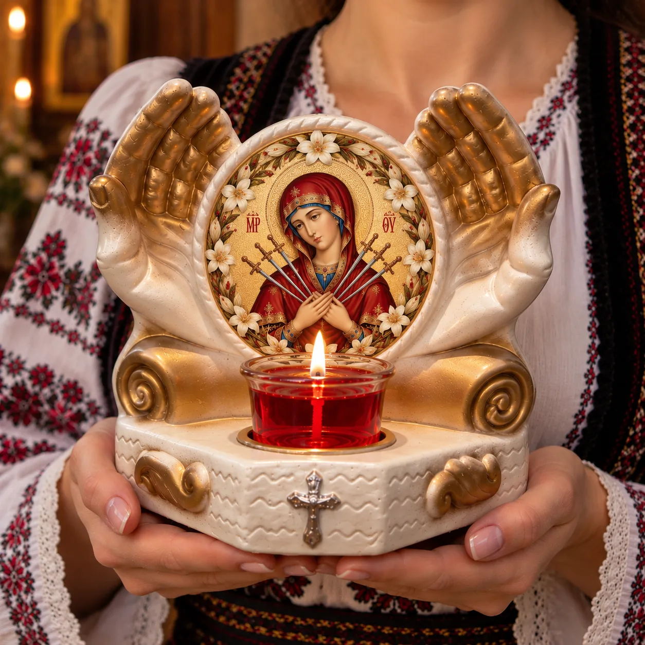Candela Maica domnului cu 7 săbii — imaginea 3