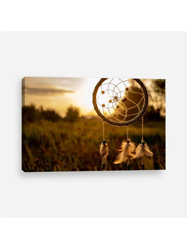 Tablou canvas Păstrătorul dorințelor și viselor la apus – decor zen