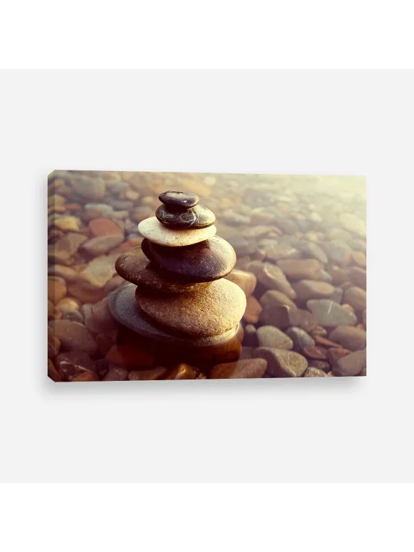 Tablou canvas Pietre zen în balans – decor liniștit