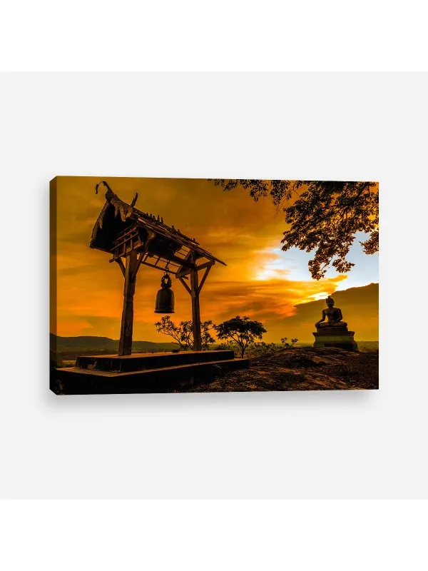 Tablou canvas Buddha la apus – decor zen