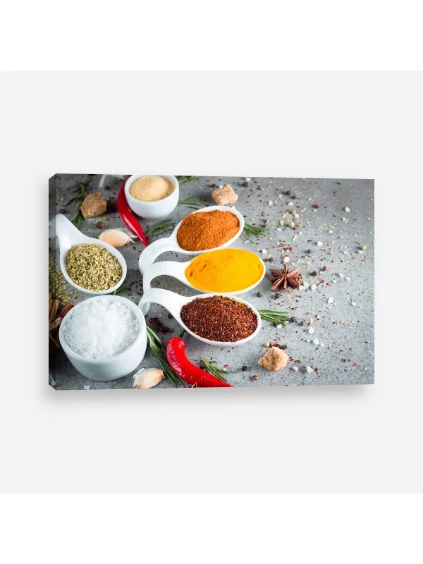 Tablou canvas Condimente colorate – decor pentru bucătărie