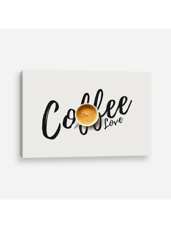 Tablou canvas Coffee love – decor pentru bucătărie