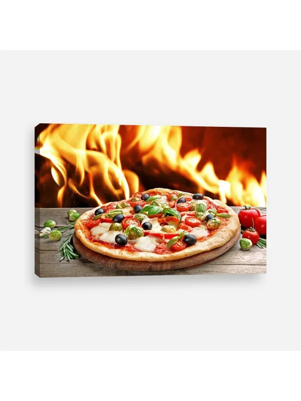 Tablou canvas Pizza mozzarella – decor pentru bucătărie
