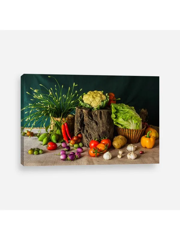 Tablou canvas Legume proaspete – decor pentru bucătărie