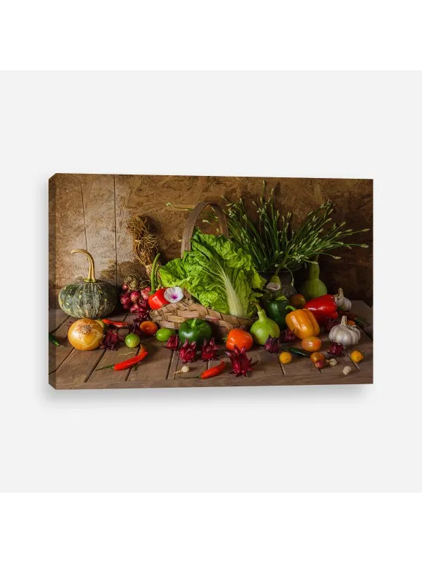 Tablou canvas Legume proaspete II – decor pentru bucătărie
