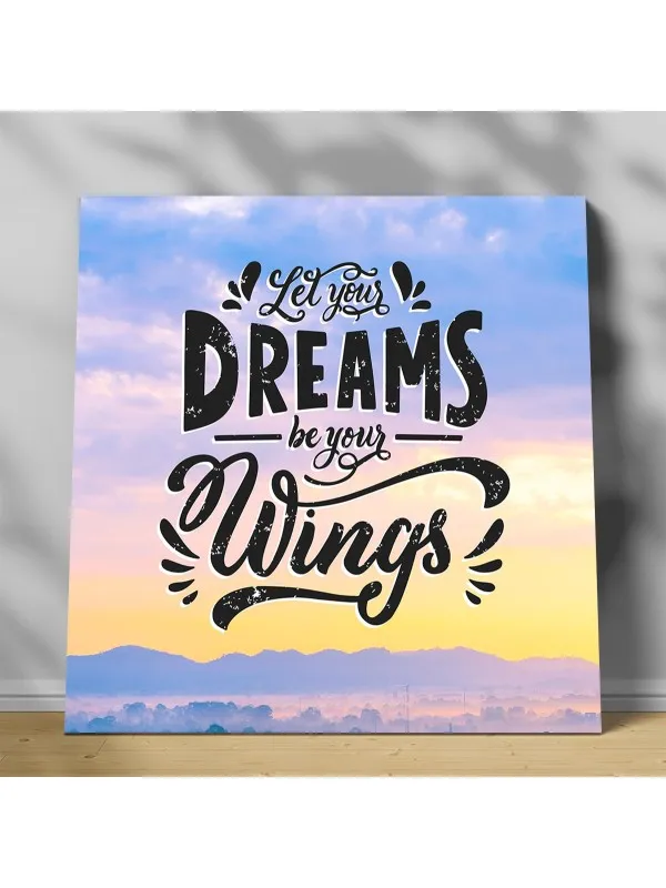 Tablou canvas Dreams – mesaj motivațional