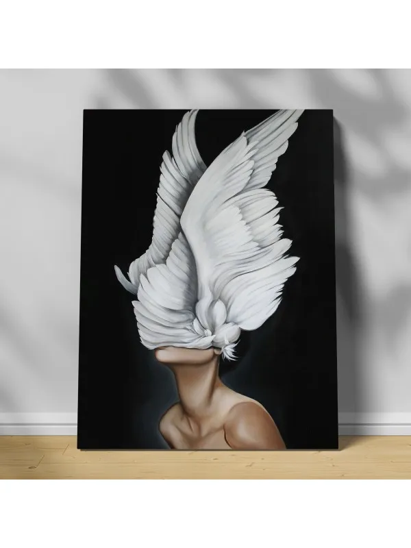 Tablou canvas Portrait with wings – figură feminină
