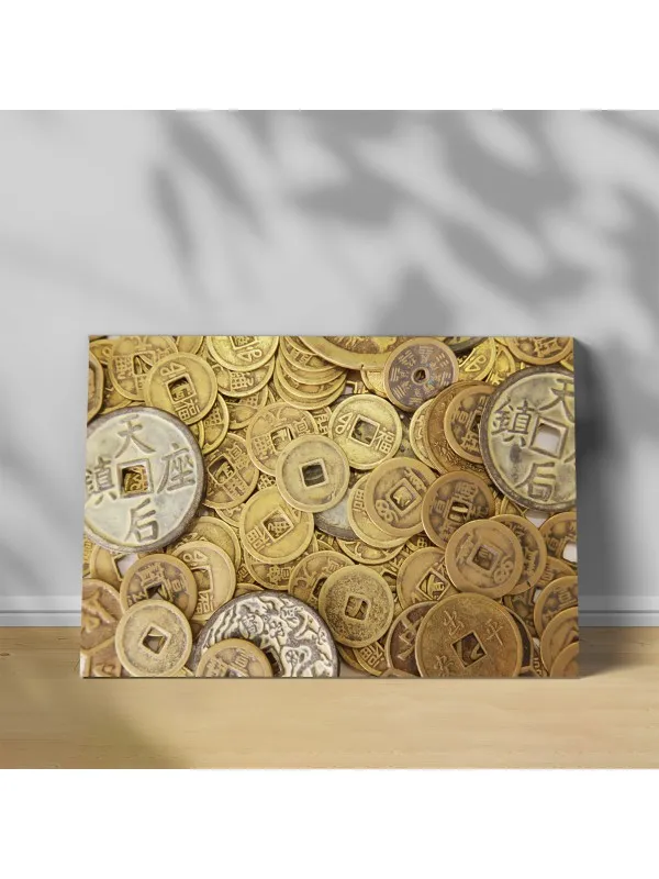 Tablou canvas Monede chinezești – decor feng shui