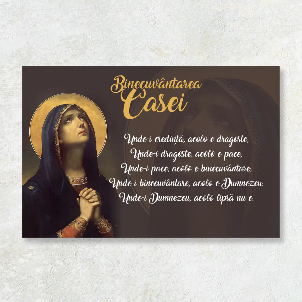 Icoana Maicii Domnului – Binecuvântarea casei
