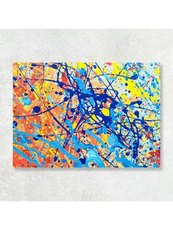 Tablou canvas Abstract multicolor – compoziție în culori variate