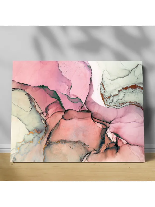 Tablou canvas Abstract pink – compoziție în nuanțe de roz