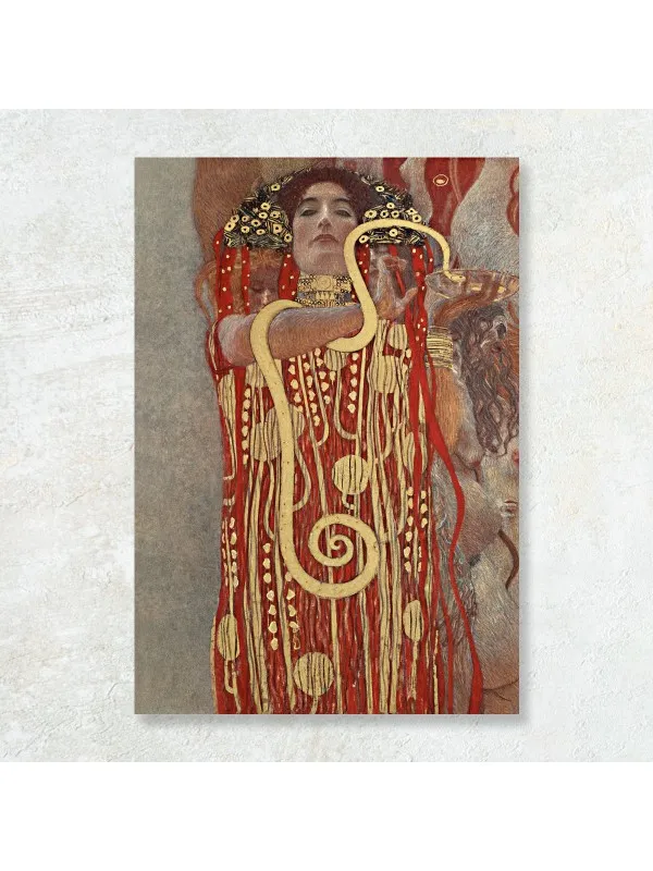 Tablou canvas Hygieia, Gustav Klimt – reproducere