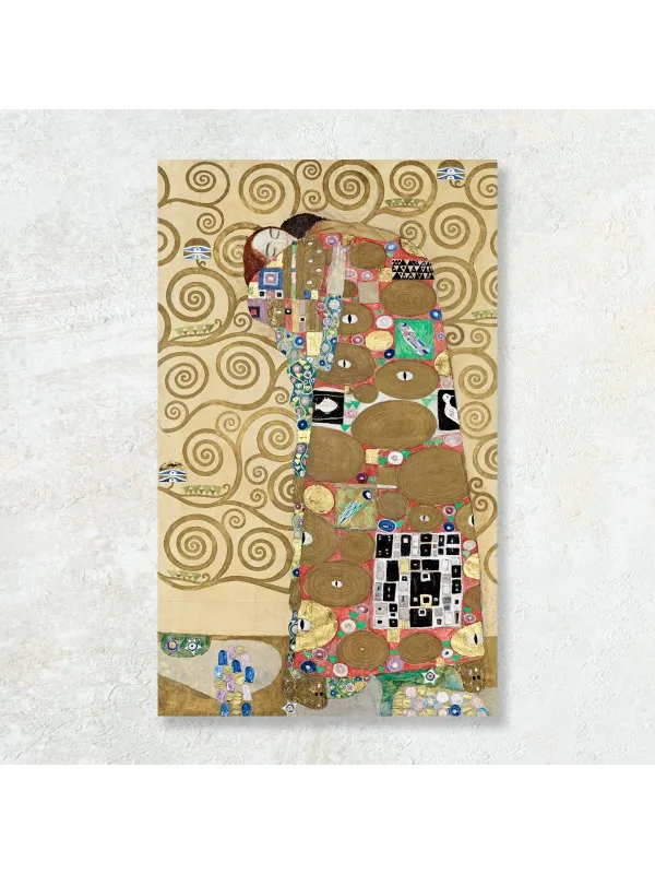 Tablou canvas Împlinirea (Fulfillment), Gustav Klimt – reproducere