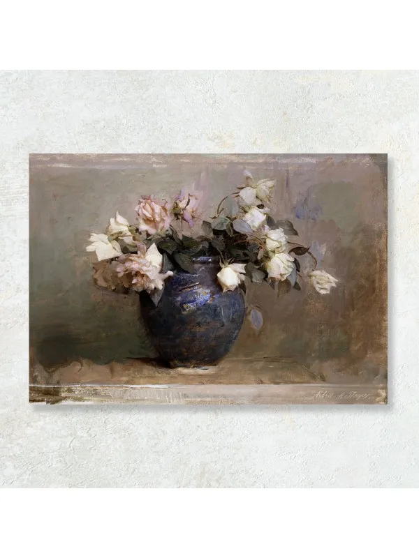 Tablou canvas Trandafiri, Abbott Handerson Thayer – reproducere