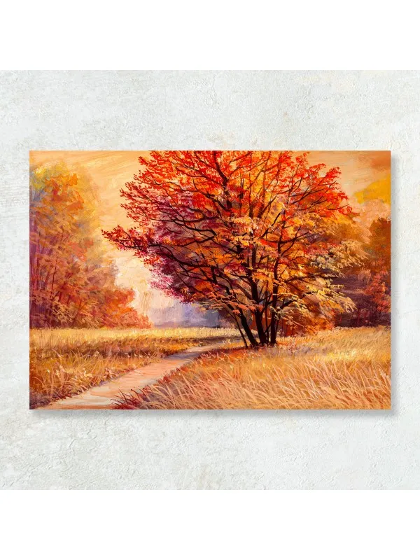 Tablou canvas Toamnă târzie – peisaj din natură