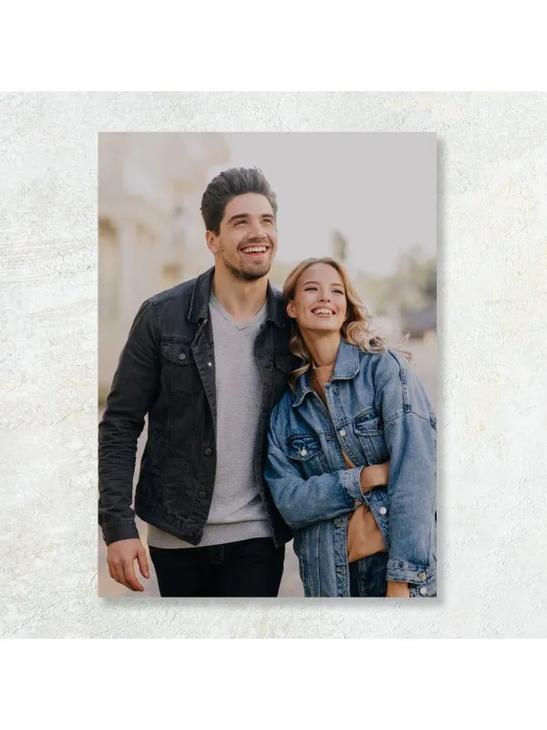 Tablou canvas personalizat pentru nași – format vertical