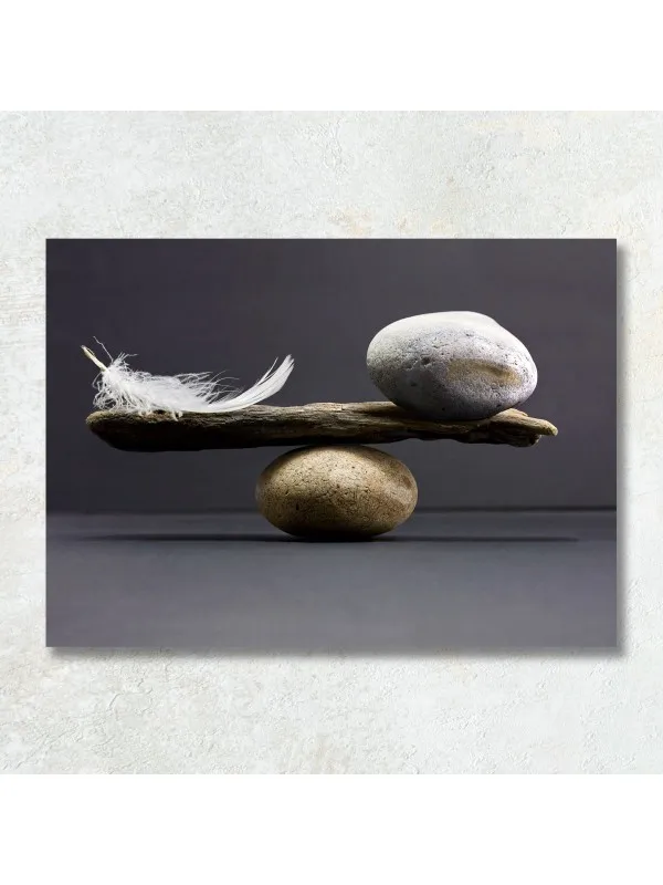 Tablou canvas feng shui Echilibru – compoziție zen