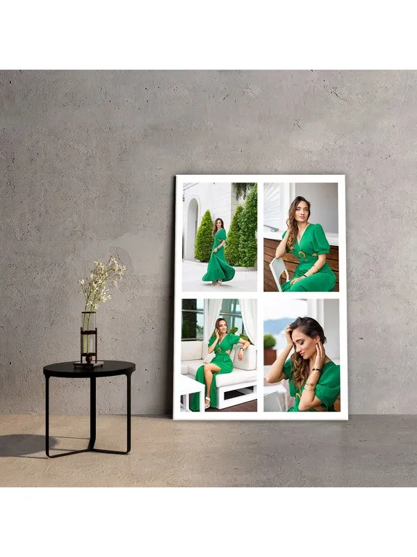 Tablou canvas personalizat colaj cu 4 poze – amintiri adunate