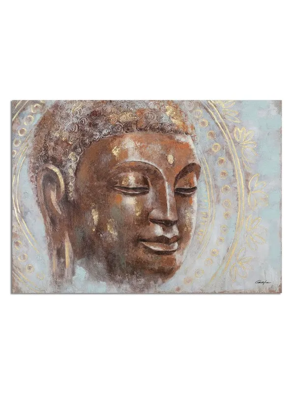 Tablou canvas feng shui Iluminare interioară – Buddha în meditație