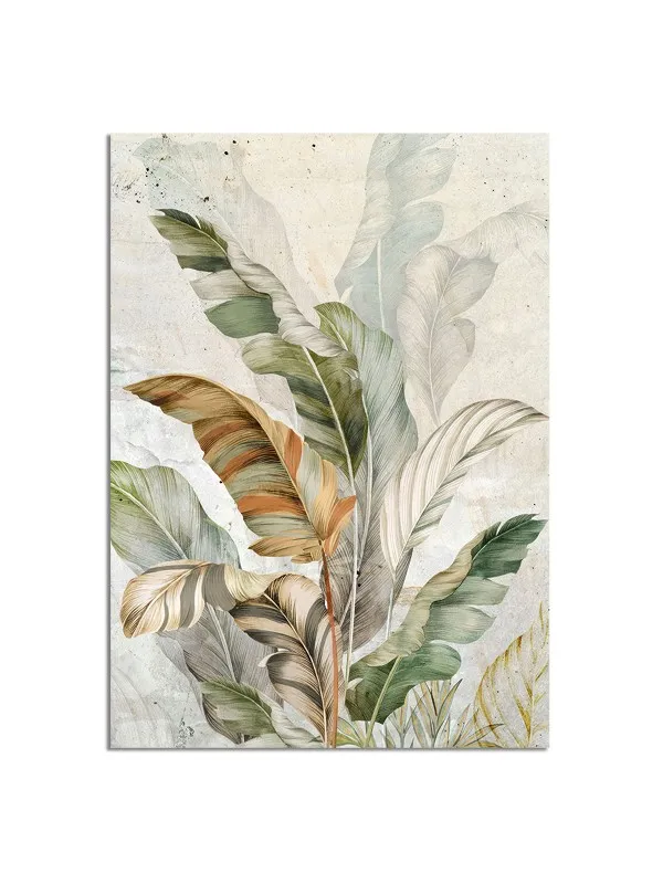 Tablou canvas Esența naturii – plante în acuarelă