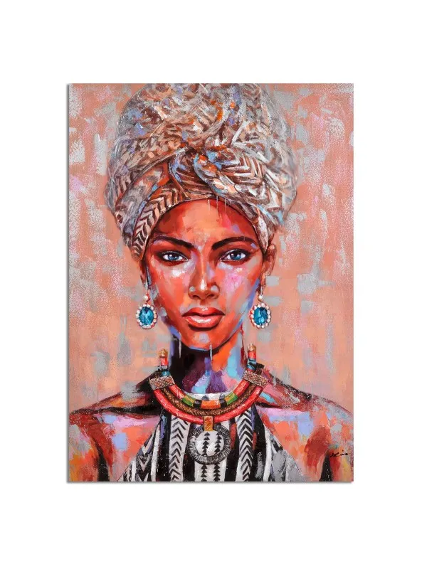 Tablou canvas Rădăcinile feminității – femeie africană