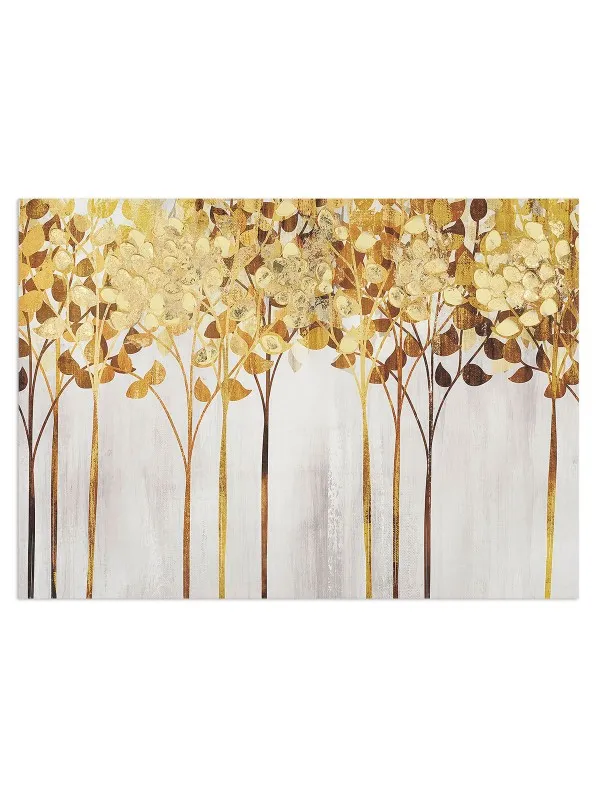 Tablou canvas Fragilitatea naturii – copaci aurii