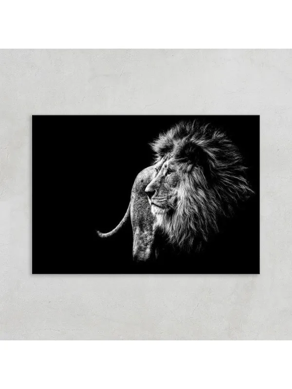 Tablou canvas Leu dedicat succesului – mesaj motivațional