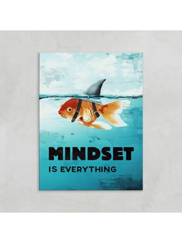 Tablou canvas Mindset is everything – decor motivațional pentru casă