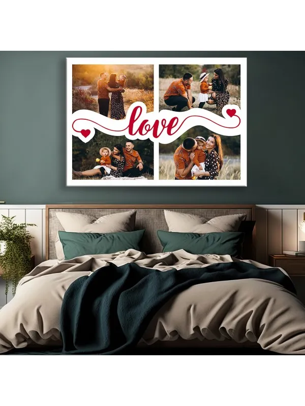 Tablou canvas personalizat Colajul vieții – colaj cu 4 poze
