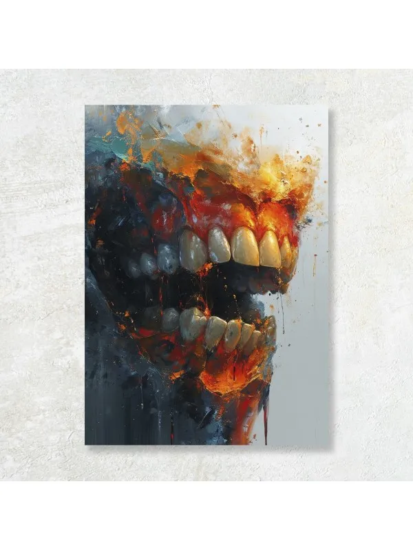 Tablou canvas Arta dinților – pentru cabinet stomatologic