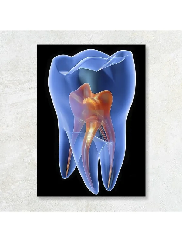 Tablou canvas Blue tooth – pentru cabinet stomatologic
