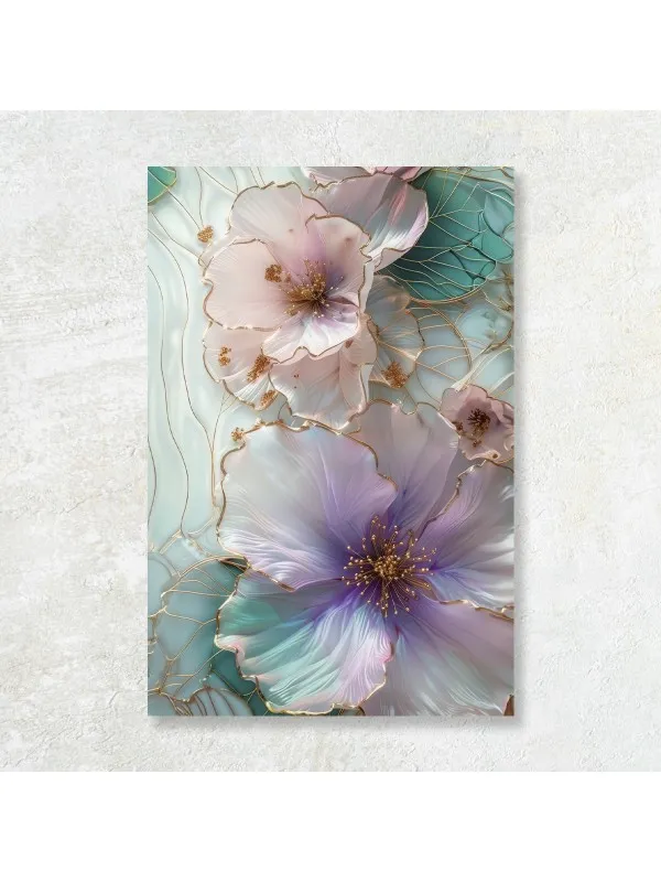 Tablou canvas Culori de vis – decor floral